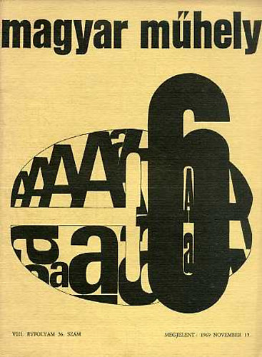 Magyar M�hely 1969 november (VIII. �vf. 36. sz�m)