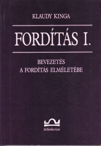 Klaudy Kinga - Fordts I. - Bevezets a fordts elmletbe