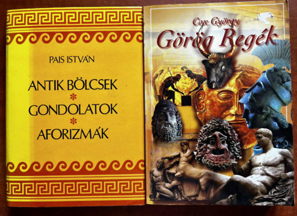 Cox Gyrgy - 2db knyv:Grg regk (reprint)+Antik blcsessgek-gondolatok-Aforizmk