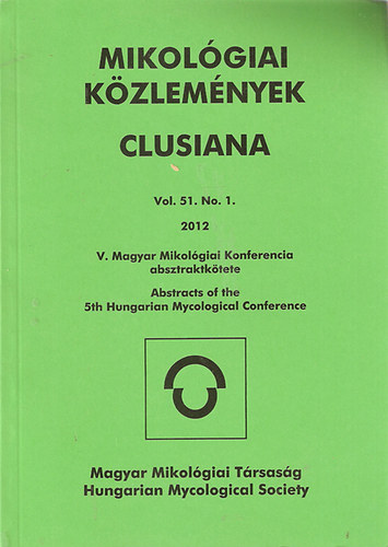 Mikolgiai kzlemnyek - Clusiana - Vol. 51/ No. 1.