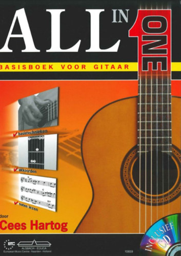 Cees hartog - All in one - Basisboek voor gitaar