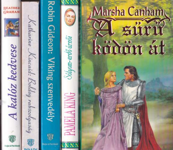 Történelmi romantika könyvcsomag:5db.