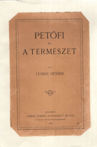 Lenkei Henrik - Pet�fi �s a term�szet