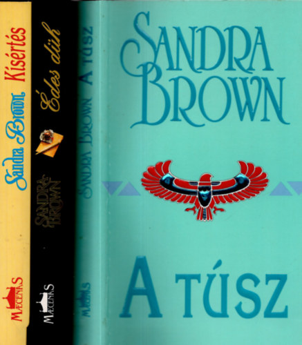 Brown Sandra - 3 db  Sandra  Brown k�nyv  ( K�s�rt�s + �des d�h + A t�sz )
