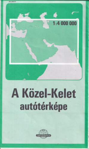 A Közel-Kelet autótérképe 1:4 000 000 / Middle East Automap / Naher Osten Autoplan