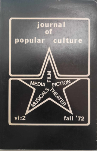 Journal of Popular Culture - Fall '72 (Npi kultra folyirata - '72 sz)