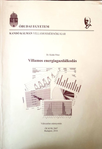 Dr. Kádár Péter - Villamos energiagazdálkodás