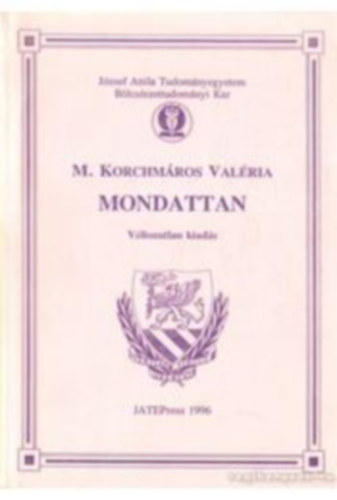 M. Korchmros Valria - Mondattan
