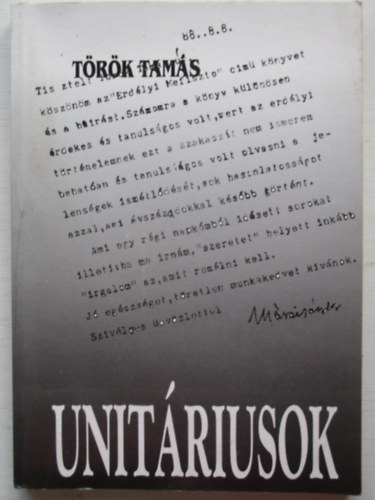 Dr. Trk Tams - Unitriusok - vallomsok, emlkezsek