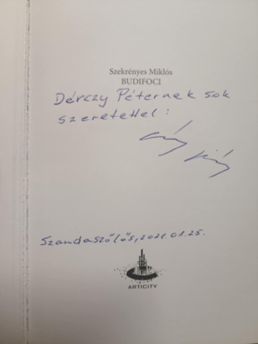 Szekrényes Miklós - Budifoci - tárcaregény