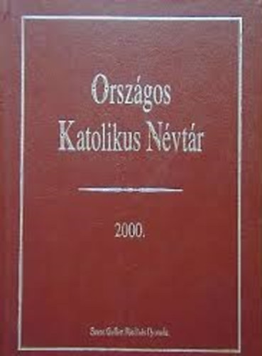 Mig Bal�zs - Orsz�gos katolikus n�vt�r