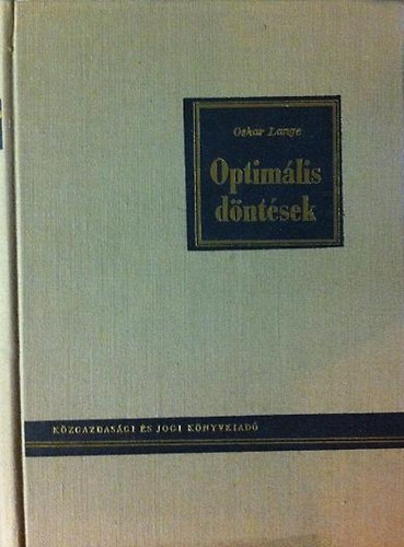 Oskar Lange - Optimlis dntsek