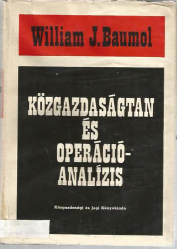 William J. Baumol - Kzgazdasgtan s opercianalzis