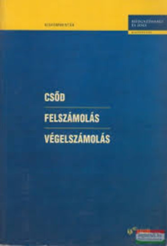 Dr. Cske Andrea  (szerk.) - Csd, felszmols, vgelszmols