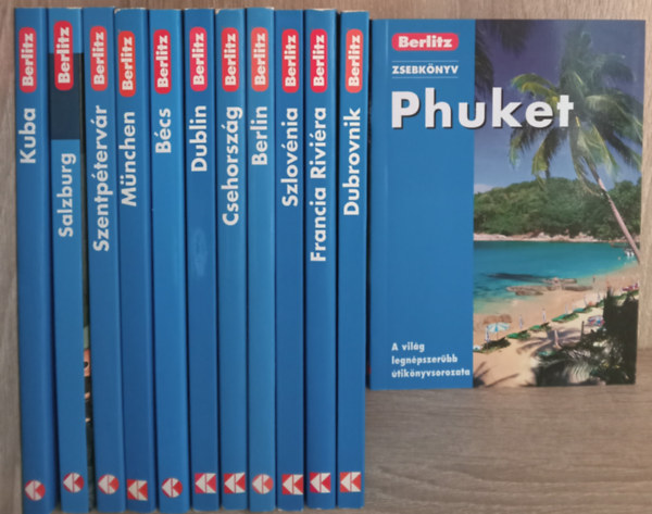 Jack Altman - 12 db Berlitz zsebknyv:  Bcs, Kuba, Salzburg, Szentptervr, Mnchen, Dublin, Csehorszg, Berlin, Szlovnia, Dubrovnik, Phuket, Francia Rivira