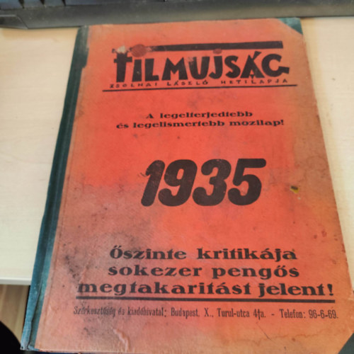 Filmujs�g 1935. Zsolnai L�szl� hetilapja