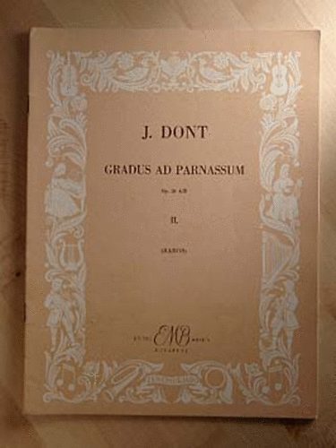 Jacob Dont - Gradus ad Parnassum Op. 38 A/B II. fzet