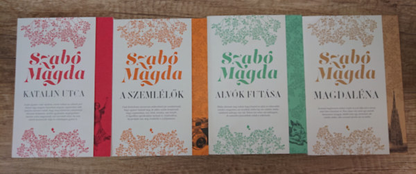 Szabó Magda - 4 kötet Szabó Magda életműsorozatából: Katalin utca, A szemlélők, Alvók futása, Magdaléna