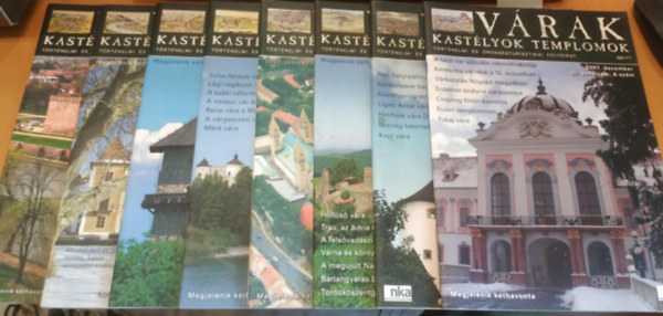 Ksa Pl  (szerk.) - 8 db Vrak, kastlyok, templomok - Trtnelmi s rksgturisztikai folyirat