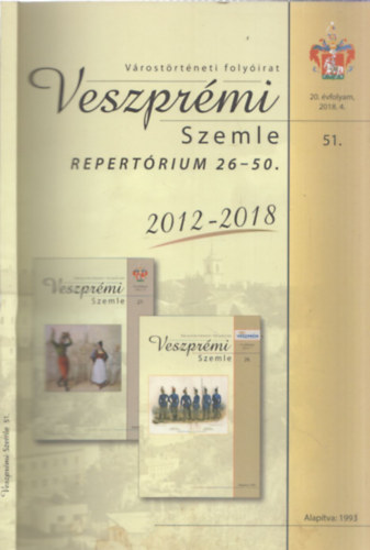 Dr. Csiszár Miklós - Veszprémi Szemle - Repertórium 51. 2018/4. szám (20. évfolyam)