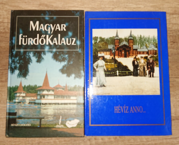 2 k�nyv a magyar f�rd�kult�r�r�l: Magyar f�rd�kalauz + H�v�z