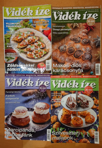 4 db Vidk ze magazin: 2018/12, 2019/1, 2019/2, 2022/8