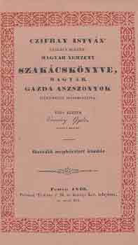 Czifray Istvn - Czifray Istvn magyar nemzeti szakcsknyve