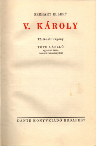 Gerhart Ellert - V. Kroly