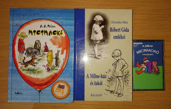 A. A. Milne, Christopher Milne - 2 k�nyv A.A. Miln�t�l �s aj�nd�kba a Micimack� magn�kazett�n: Micimack�, R�bert Gida eml�kei / A Milne-h�z �s lak�i