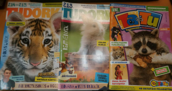 3 db Tatu �s Tudorka magazin (sz�rv�nysz�mok)
