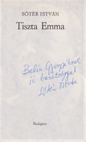 S�t�r Istv�n - Tiszta Emma (Dedik�lt)