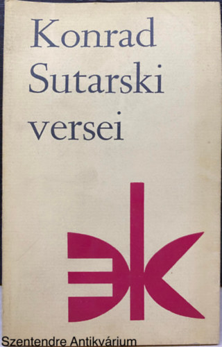 Európa Könyvkiadó - Konrad Sutarski versei