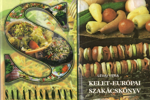 Halsz Zoltn, Verhczki Istvn, Lvai Vera Farkas Kata - 4 db szakcsknyv: Kelet-eurpai szakcsknyv + Saltsknyv + Hazai zek, falusi nnepek + Mesl szakcsknyv