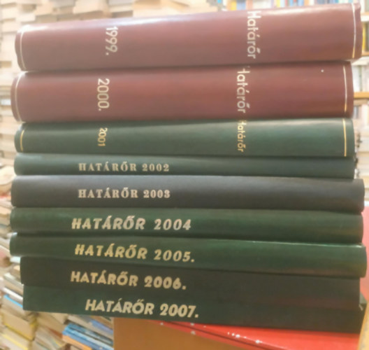 9 db Teljes évfolyam Határőr (Évfolyamok a terméklapon!!!)