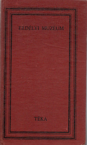 Benkő Samu válog. - Erdélyi muzéum 1814-1818 (téka)