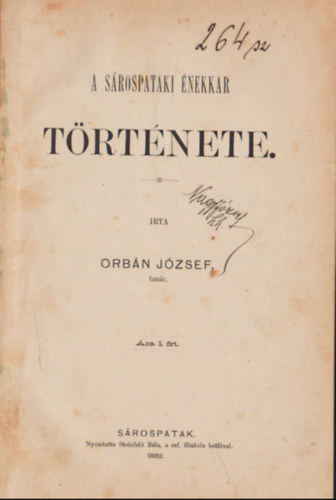 Orb�n J�zsef - A s�rospataki �nekkar t�rt�nete