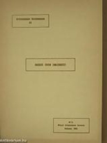 Dr. G�rdus Ferenc - Hacker Ervin - Hacker Ervin eml�kk�tet - Kriminol�giai K�zlem�nyek 28.