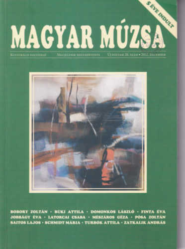 Magyar Múzsa Új folyam 26. szám 2022. december