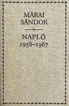 M�rai S�ndor - Napl� (1958-1967)