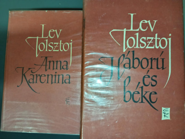 Lev Tolsztoj - 6 db Tolsztoj: Anna Karenina I-II. + H�bor� �s b�ke I-IV. k�tet egy�tt