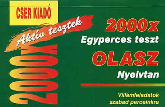 Krenn-Zeuch - 2000 Egyperces Teszt Olasz Nyelvtan