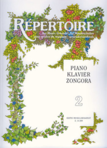 Srmai Jzsef Srmai - Rpertoire zeneiskolsoknak - Zongora 2. - Angol - Nmet - Francia - Magyar ngynyelv - Z14208