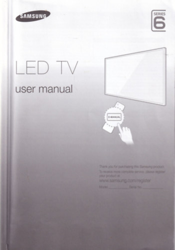 Samsung LED TV haszn�lati utas�t�s