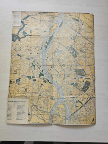 Felelős kiadó: Rácz Gyula, Ujj István nyomda - Budapest térkép