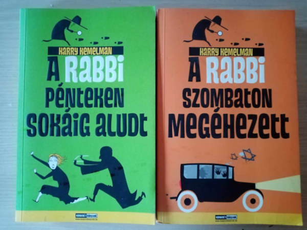 Harry Kemelman - A rabbi p�nteken sok�ig aludt + A rabbi szombaton meg�hezett (2 m� - Konkr�t K�nyvek)