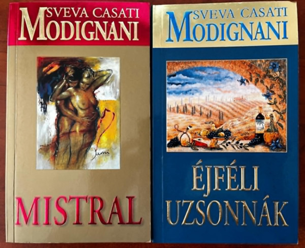 Steva Casati Modignani - 2db Modignani könyv (Éjféli uzsonnák +Mistral)