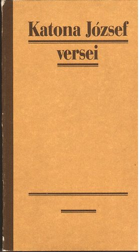 Katona J�zsef - Katona J�zsef versei