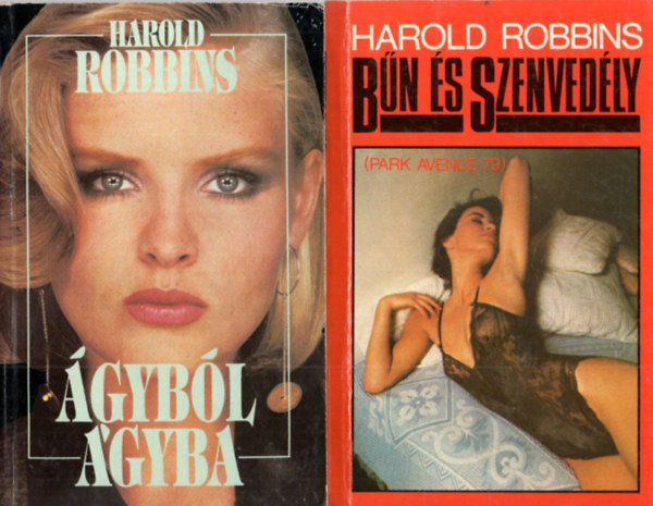 Harold Robbins - 3 db krimi: gybl gyba, Bn s szenvedly,