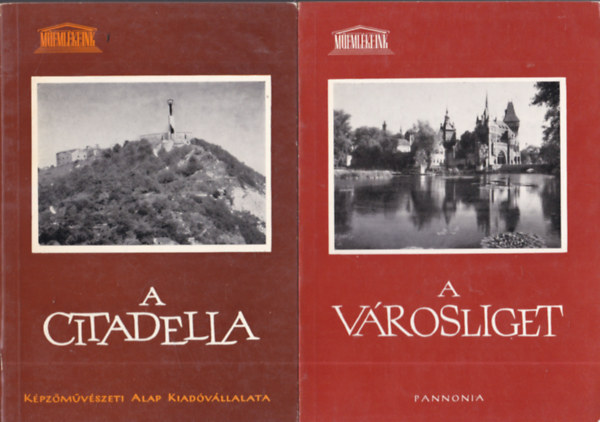 4db M�eml�keink - A Citadella + A Pesti Ferences templom + A Magyar Nemzeti Gal�ria palot�ja + A V�rosliget