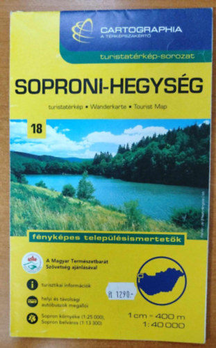 Soproni-hegysg turistatrkp (Cartographia turistatrkp-sorozat 18.) - a Soproni Parkerd ismertetjvel (kerkprutak feltntetsvel)